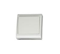 Evila - Interruptor superficie 80x80 10a 250v blanco