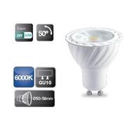 Evila - Lámpara dicroica aluminio led cob 75w gu10 230v 6000k