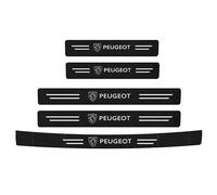 evimo 5 Piezas Rodapiés de Coche, para Peugeot Expert 3 Decoración Estribos Protector Barra Sill Scuff Plate Pedal de Entrada Accesorios