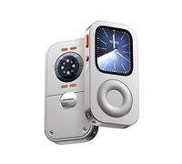 EVINYEP Funda Protectora de Aleación de Aluminio Estilo Retro iPod para Apple Watch Series 4/5/6/SE1/SE2, con Rueda de Clic, Kit de Reproductor de Música Compatible con AirPods, para iWatch 44 mm