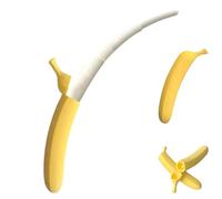 EVIRNFVEQ 3D Printed Banana Wand Expanding Banana Sword Telescopic Stress Relief Toy for Adult Kids Fancy Dress Costume Accessories