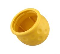 Evita senderos desordenados con un protector de bola de remolque fuerte y fiable de 50 mm (amarillo)