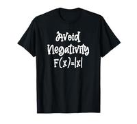 Evitar LA NEGATIVIDAD f(x) = |x| Meme de Matemáticas Gracioso Valor Absoluto Camiseta