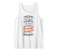 Evito Problemas Porque Tengo Miedo de mí, no a ti, Humor Divertido Camiseta sin Mangas