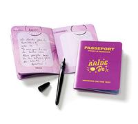 EVJF: accesorio original para la despedida de soltera, kit de regalo del Team Bride: el pasaporte para la boda. Vive la futura novia - Bride to be