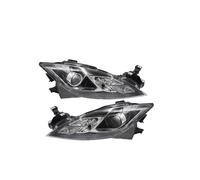 EVJOSQDI 2 piezas compatibles con Mazda 6 GH 2007 2008 2009 2010 2011 2012 2013 parachoques delantero de coche faros delanteros halógenos o xenón(Halogen Type)