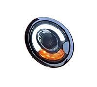 EVJOSQDI Conjunto de faros delanteros Compatible con Mini Cooper R56 2006-2013 Mini Hatchback luz diurna LED faro de xenón(No Lamp,For Original HID)