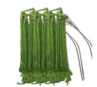 Evlasumflow 4 piezas de amaranto artificial de 22 pulgadas, lágrimas falsas colgantes verdes para arreglos florales, ramos de jarrones, decoración del hogar, oficina, boda (verde)