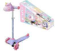EVO Unicorn Light Up Mini Cruiser Patinete, morado
