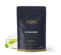 HSN Evobomb Pre-Entreno | Pera 500g = 25 Tomas por Envase | Cafeína + L-Citrulina + Beta-Alanina + L-Tirosina + Panax Ginseng | Sin Azúcar | No-GMO, Vegano, Sin Gluten