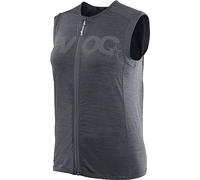 EVOC Chaleco Protector Mujer, Chaleco Protector (Protector de Espalda LITESHIELD Flex, Material elástico S.Leisure, cinturón AIRO Flex, Lavable a máquina, Talla: L), Gris Marengo