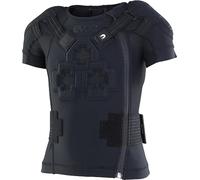 EVOC Chaqueta Protectora Kids Chaqueta Protectora para niños (Protectores de Espalda y Hombros LITESHIELD Flex, producción sostenible a Partir de Nailon Reciclado MIPAN, Talla: JM), Negro