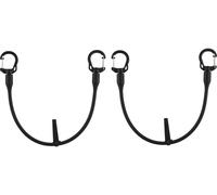 EVOC Correas de tensión Cargo Straps en paquete de 2 negro one_size