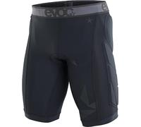 EVOC Crash Pants Bike, Culotte de Ciclismo (Protectores de Cadera, Almohadilla Elastic Interface, Nylon Mipan Reciclado, tecnologías antiolor Incluidas, Lavable a máquina, Talla: L), Negro