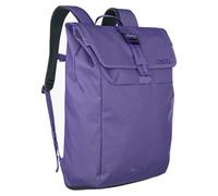 EVOC DUFFLE BACKPACK 26, práctica mochila para el día a día (mochila ideal para senderismo con bolsillos laterales elásticos, mochila impermeable, 17 x 31 x 50 cm, 26 l), violeta - negro