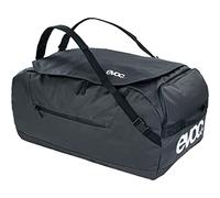 EVOC Duffle Bag 100 Bolsa de Viaje y Equipamiento Impermeable (Correa extraíble, Bolsillo Exterior Separado, Uso Universal, Incl. Bolsa integrada, sin PVC, Impermeable), Gris carbón/Negro