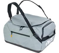 EVOC Duffle Bag 40 Bolsa de Viaje, Gris Piedra | Bolsa de viaje impermeable de uso universal, correa extraíble, bolsillo exterior, sistema BRACE LINK y sin PVC