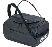 EVOC Duffle Bag 40 Bolsa de Viaje y Equipamiento Impermeable (Correa extraíble, Bolsillo Exterior Separado, Uso Universal, Sistema Brace Link, sin PVC, Impermeable), Gris carbón/Negro