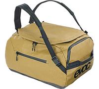 EVOC Duffle Bag 40 Bolsa de Viaje y Equipamiento Impermeable (Correa extraíble, Bolsillo Exterior Separado, Uso Universal, Sistema Brace Link, sin PVC, Impermeable), Curry/Negro
