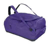 EVOC Duffle Bag 60 Bolsa de Viaje y Equipamiento Impermeable (Bolsa de Viaje con Correa de Transporte extraíble, Bolsillo Exterior Separado, Uso Universal y con Cierre, sin PVC, M), Violeta - Negro
