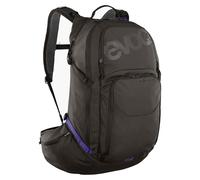 EVOC EXPLORER PRO 30, mochila (ajuste BODY HUGGING, mochila con compartimento para herramientas, compartimento para vejiga de hidratación de hasta 3 litros y protector de lluvia), Café