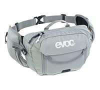 EVOC Hip Pack 3l Bolsa de Cadera, Accesorio para Bicicleta (3l de Volumen, Airflow Contact System, cinturón de Cadera Ajustable, Sistema Venti Flap), Color: Gris Piedra