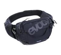 EVOC Hip Pack Pro 3 para cicloturismo y Trail (3L de Capacidad, Airflow Contact System, Bolsillos en el cinturón, 2 portabidones)