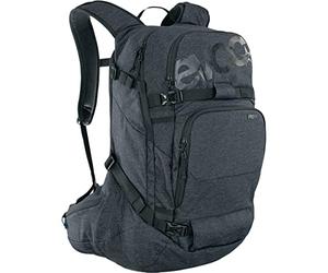 EVOC LINE PRO 30 - Mochila Touren (LITESHIELD PLUS Protection, Body Hugging, Ski-Halterung, Snowboard-Halterung, Trinkflaschenfach, isolierter Schultergurt, Quick Back Access, Lawinenfach)