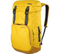 EVOC MISSION 22 Mochila de viaje, mochila de día (capacidad: 22 l, compartimentos de organización, compartimentos acolchados para el portátil y la tableta), amarillo curry