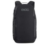 EVOC Mochila COMMUTE PRO 22 (mochila para bicicleta, incl. protector de espalda, poliéster reciclado, peso: 1,2 kg, dimensiones: 15 x 29 x 48 cm, volumen: 22 l, tamaño: L/XL), negro