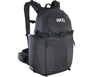 EVOC Mochila CP 18l para cámaras profesionales (sistema de transporte acolchado y ergonómico, sistema de correas para piolet, esquí, snowboard o trípode), Negro