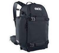 EVOC Mochila fotográfica CP 26, negra | Mochila deportiva transpirable para cámara y kit de avalanchas, cinturón lumbar ajustable y bolsillos para objetos pequeños