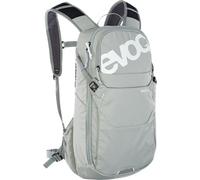 EVOC Mochila para bicicleta RIDE 12 Protector (gestión inteligente de los bolsillos, acolchado dorsal AIR-PAD, soporte para casco, incl. vejiga de hidratación de 2l), gris piedra