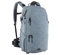 EVOC Mochila STAGE CAPTURE 16, mochila de senderismo con bolsa fotográfica (compartimento de cámara desplegable, circulación de aire en la espalda, dimensiones: 50 x 27 x 14 cm, volumen: 16 l), acero