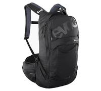 EVOC Mochila TRAIL PRO BLACKLINE 16, negra, L/XL | Mochila con protector, mochila ligera con protector de espalda, incluye compartimento para bolsa de agua, ajuste óptimo