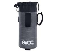 EVOC Multi Holster portabebidas para Bicicleta (Accesorio de Bicicleta para Botella de hasta 0,75l, Acolchado Aislante, fijación Multifuncional), Gris Carbono