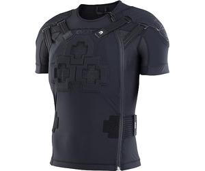 EVOC Protector Jacket Pro Chaqueta Protectora (Protectores LITESHIELD Flex en Pecho, Hombros y Espalda, ventilación 3D, producción sostenible a Partir de Nylon Reciclado MIPAN, Talla: M), Negro