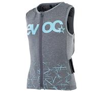 EVOC Protector Vest Kids Chaleco de protección para niños Ropa de protección para Deportes de acción (Talla: JM, protección Dorsal LITESHIELD Plus, Acolchado de protección EVA), Gris carbón