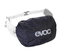 EVOC RAINCOVER Sleeve Hip Pack, Funda Impermeable Ligera para riñonera (protección Impermeable, Bolsa Protectora para riñonera con Estampado Reflectante, para riñoneras de 3-7 l), Negro