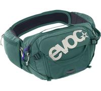 EVOC Hip Pack Pro 3, riñonera (cinturón Aero Flex, riñonera con Air Flow Contact System, Material de Malla, Compartimento para Herramientas), Bottle Green