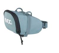 EVOC Seat Bag, Bolsa de sillín, Color Acero, M | Bolsa de sillín de 0,7 l para ampliar el espacio en la tija, ultraligera y de montaje rápido con hebillas