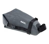 EVOC Seat Pack WP 2, Bolsa de sillín, Gris Carbono | Alforja trasera sencilla, ligera e impermeable para bicicleta, dimensiones: 10 x 26 x 11 cm