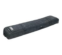 EVOC Snow Gear Roller Bolsa de esquí y Snowboard (Acolchada, Plegable, para 3-4 Pares de esquís o 2 Snowboards, Ruedas de patín Intercambiables, con Compartimento para avalanchas, tamaño: L), Negro