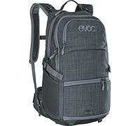 EVOC STAGE CAPTURE 16 Mochila para cámaras de exterior (acolchada, compartimento para cámaras, acceso rápido, AIRFLOW CONTACT SYSTEM, sistema de correas para trípodes), gris carbón