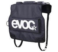 EVOC Tailgate Pad Duo Transporte de Bicicletas de montaña para camionetas, Maleta para 2 Bicicletas (Bolsa de Transporte para Bicicletas con Acolchado para el Tubo de la Horquilla), Negro