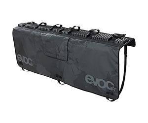 EVOC TAILGATE PAD para el transporte de bicicletas en el pick-up (transporte de bicicletas, fijación segura de hasta 6 bicicletas, acceso rápido a la palanca de la puerta de carga, tamaño: XL), Negro