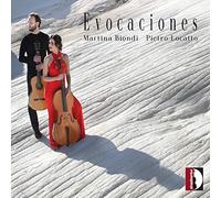 Evocaciones. Musique espagnole pour violoncelle et guitare. Biondi, Locatto.