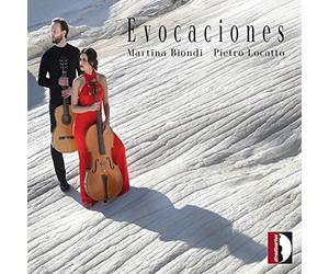 Evocaciones. Musique espagnole pour violoncelle et guitare. Biondi, Locatto.