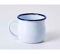 Evocalo Pack 3 Pote taza pocillo de acero esmaltado con curvatura 6 cm 200ml