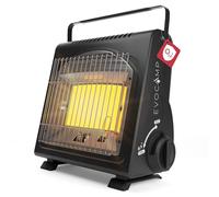 EVOCAMP mini calefactor de gas butano, calefactor portátil para camping de 1,7 kW, calefacción de gas de cerámica para exteriores